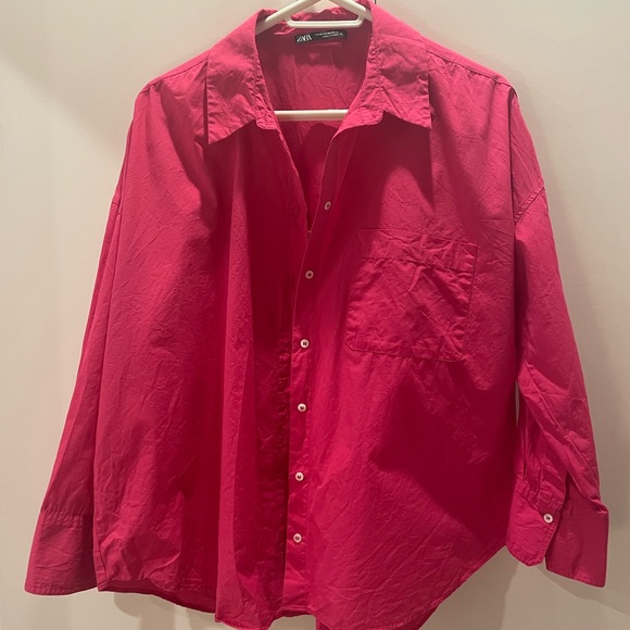 Pink Zara shirt - Picture 1 of 2